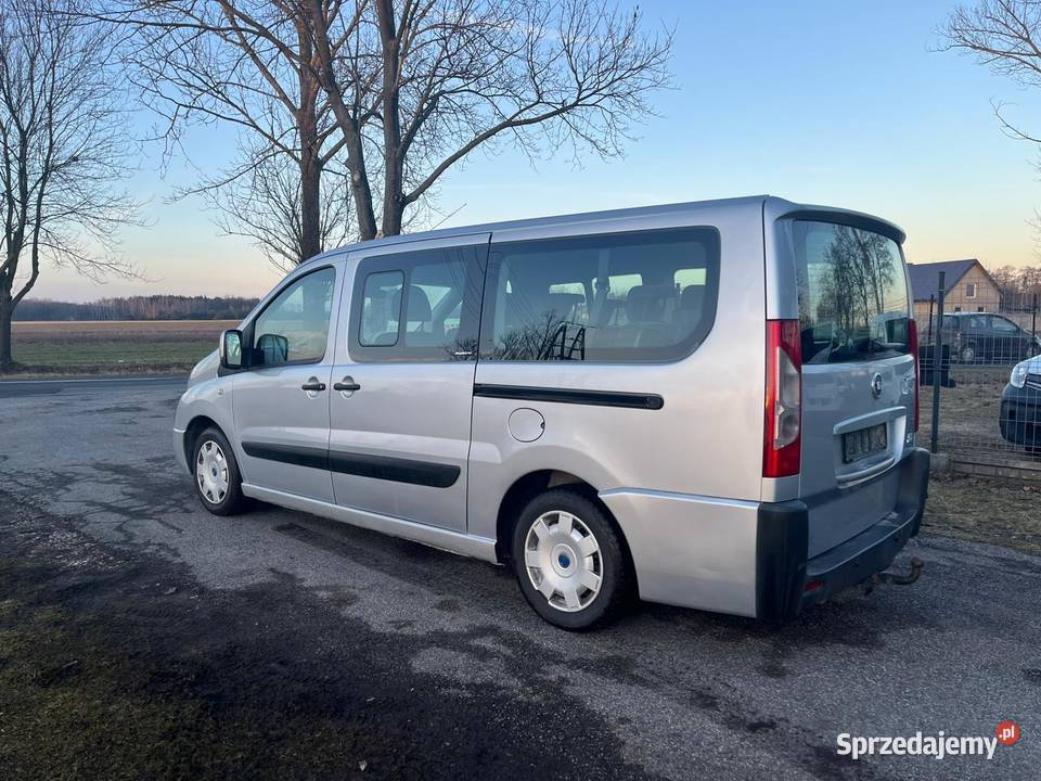 Fiat Scudo Long 9 osób 2x Klima 2x drzwi suwane komputer pokładowy sprzedam
