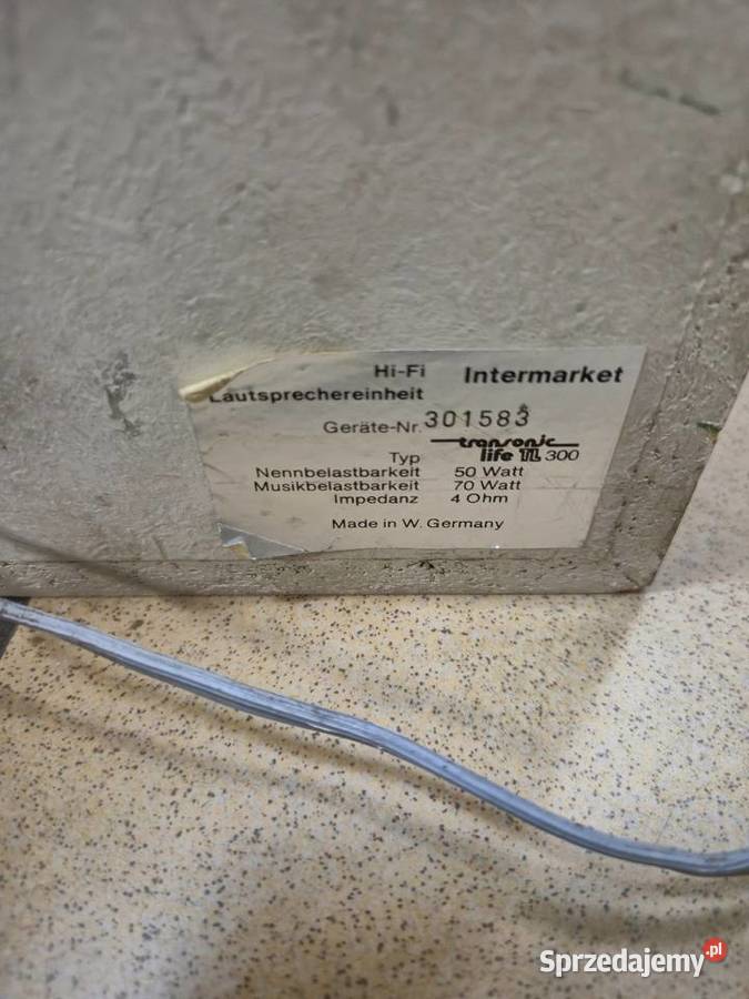 Głośniki kolumny TL 300 Dąbrowa Górnicza