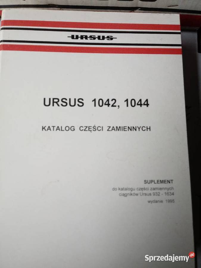 Katalog Ursus 1042 Maszyny rolnicze Warszawa