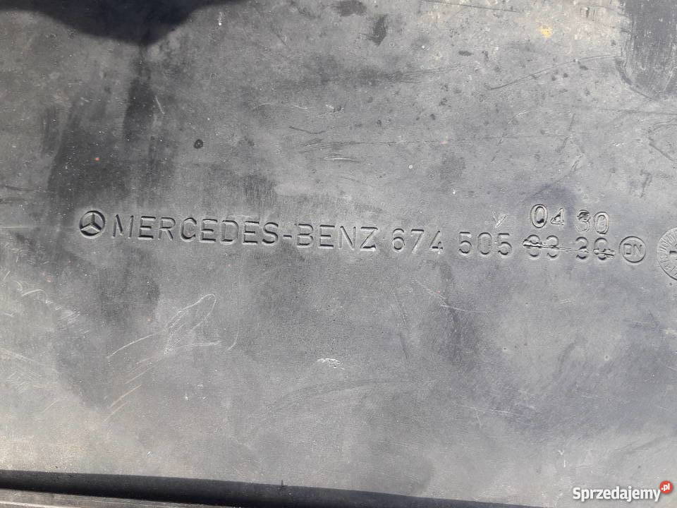 6745050430 tunel wentylatora mercedes 814 914