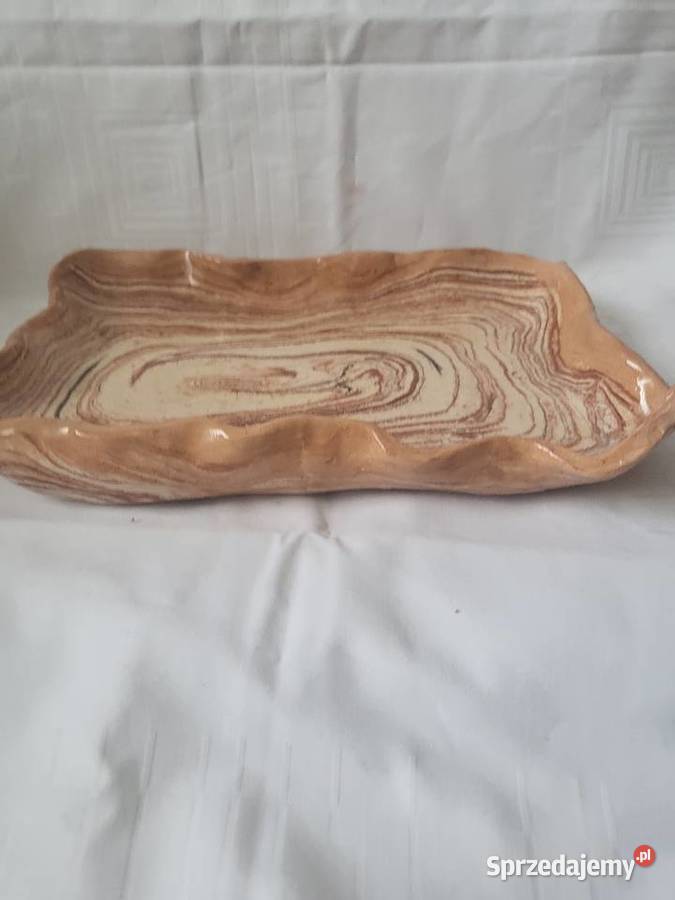Patera taca ceramika artystyczz lat 60 tych Łódź