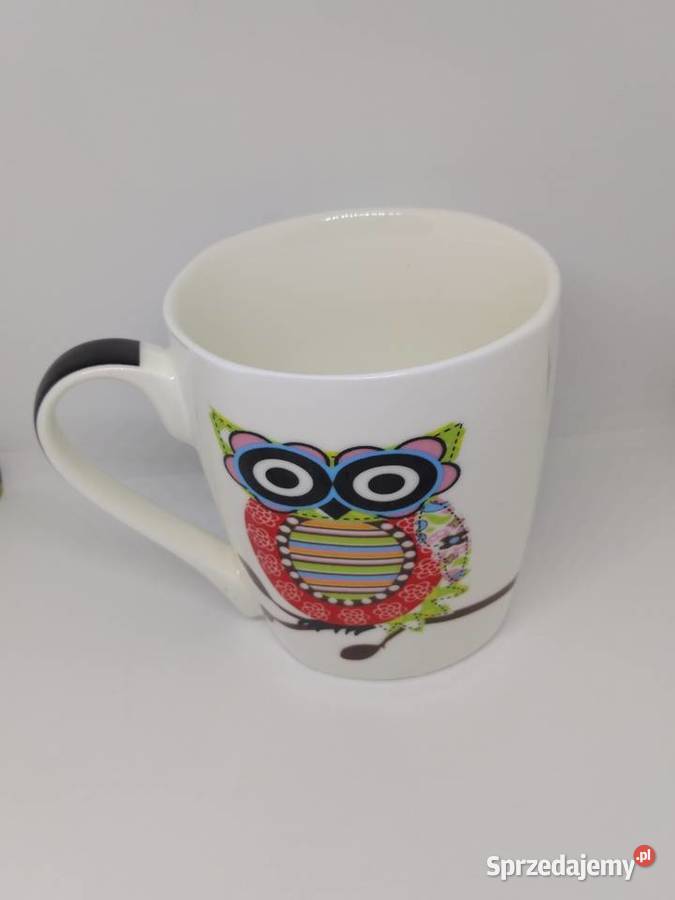 Kubki porcelanowe z sowami mazowieckie Radom