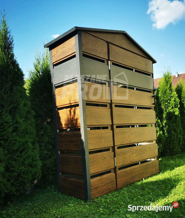 Wiata śmietnikowa dwuspad 13x05m Schowek łódzkie Rawa Mazowiecka
