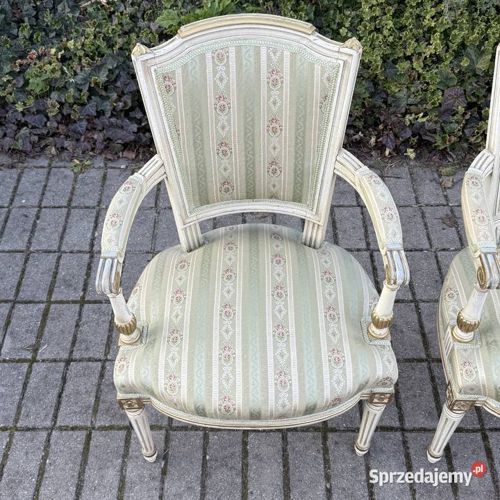 ARTexpert Para Francuskich foteli Ludwik XVI Dobrzany