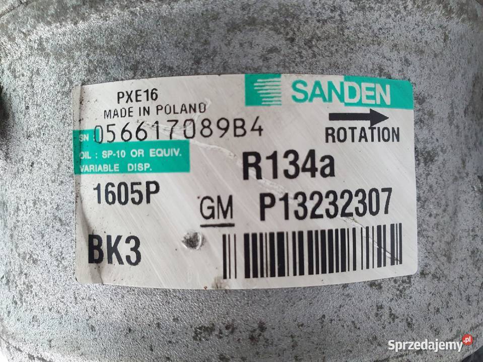 SPRĘŻARKA KLIMATYZACJI Opel Insignia 20 CDTI Klimatyzacja Chełm