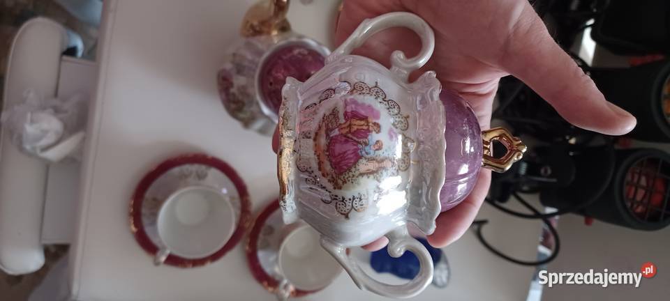 serwis nie kompdo herbaty w stylu wiktoriańskim wielkopolskie Poznań