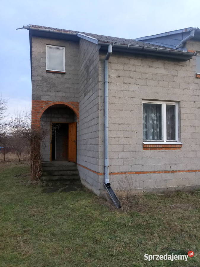 Dom z działką w stanie surowym wolnostojący Sprzedaż mazowieckie Jedlnia-Letnisko