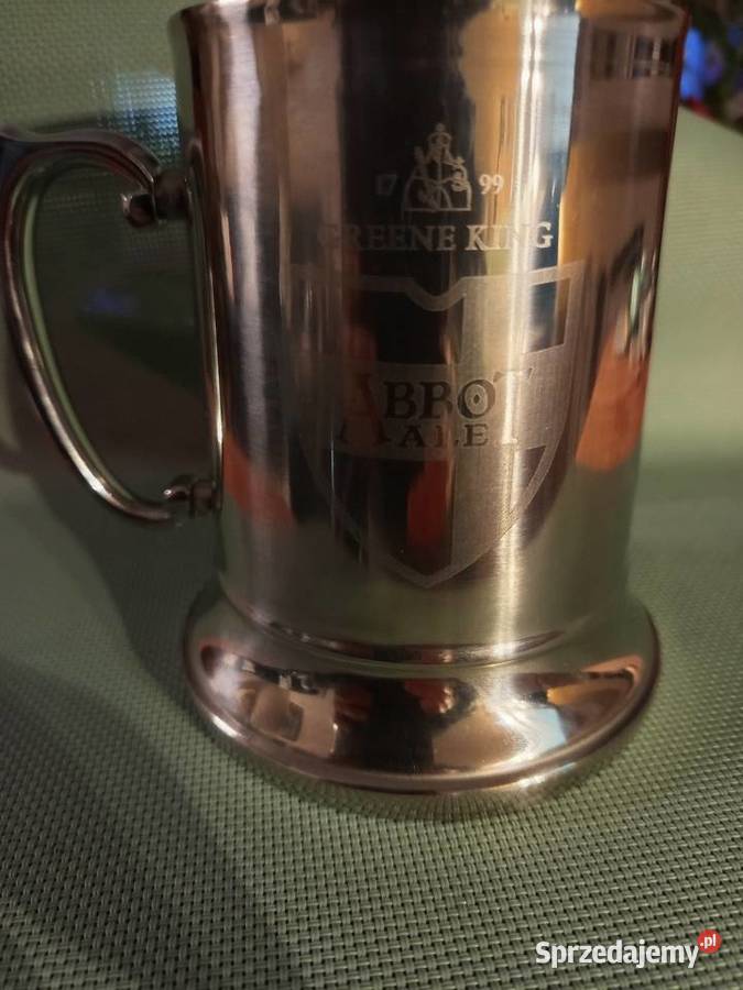 Rycerski Kufel do Piwa lekki ze stali Warszawa sprzedam
