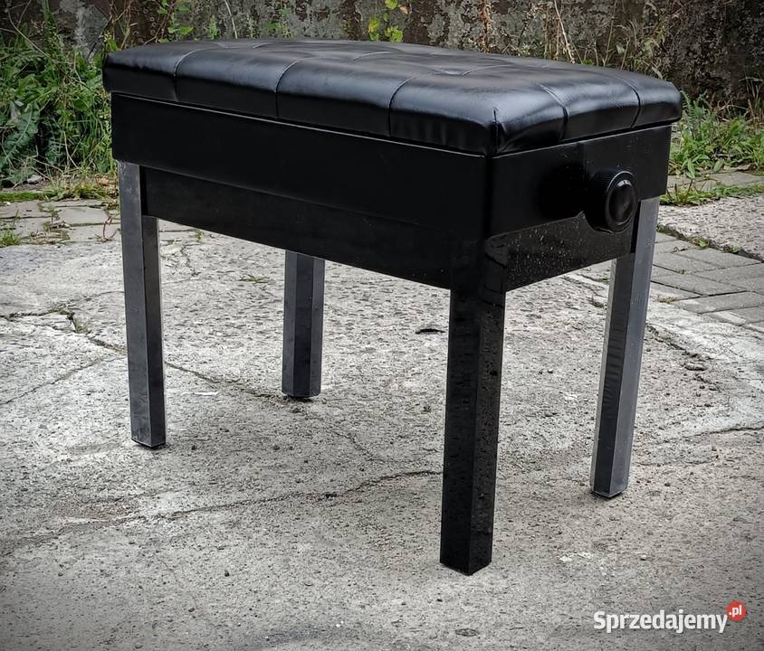 Taboret fortepianowy czarny regulowana wysokość Gorzów Wielkopolski