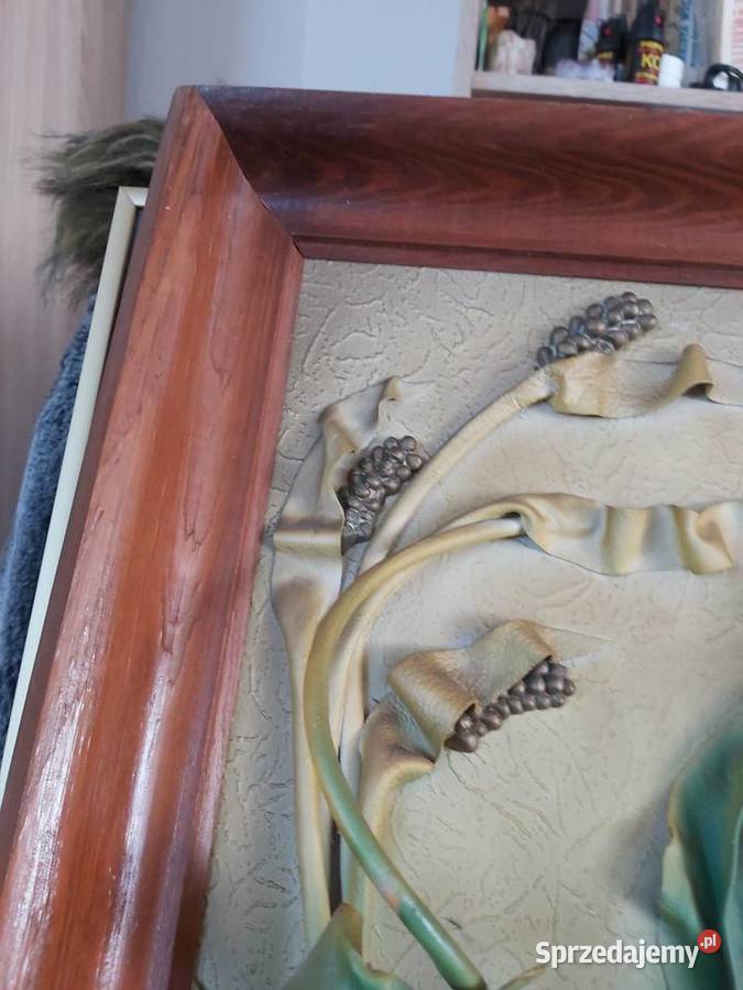 Obraz Sloneczniki wykonany ze skóry Opole sprzedam