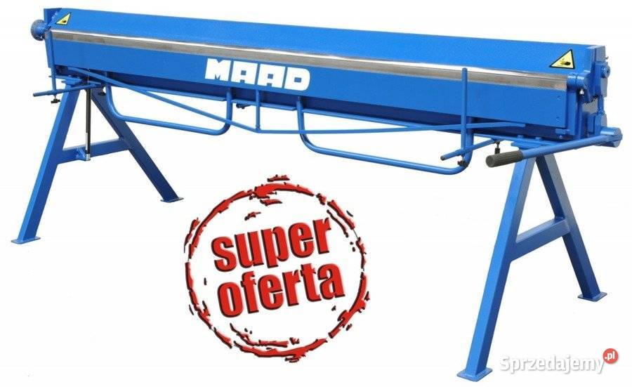 MAAD ZG250007mm ZAGINARKA GIĘTARKA KRAWĘDZIARKA Opalenica