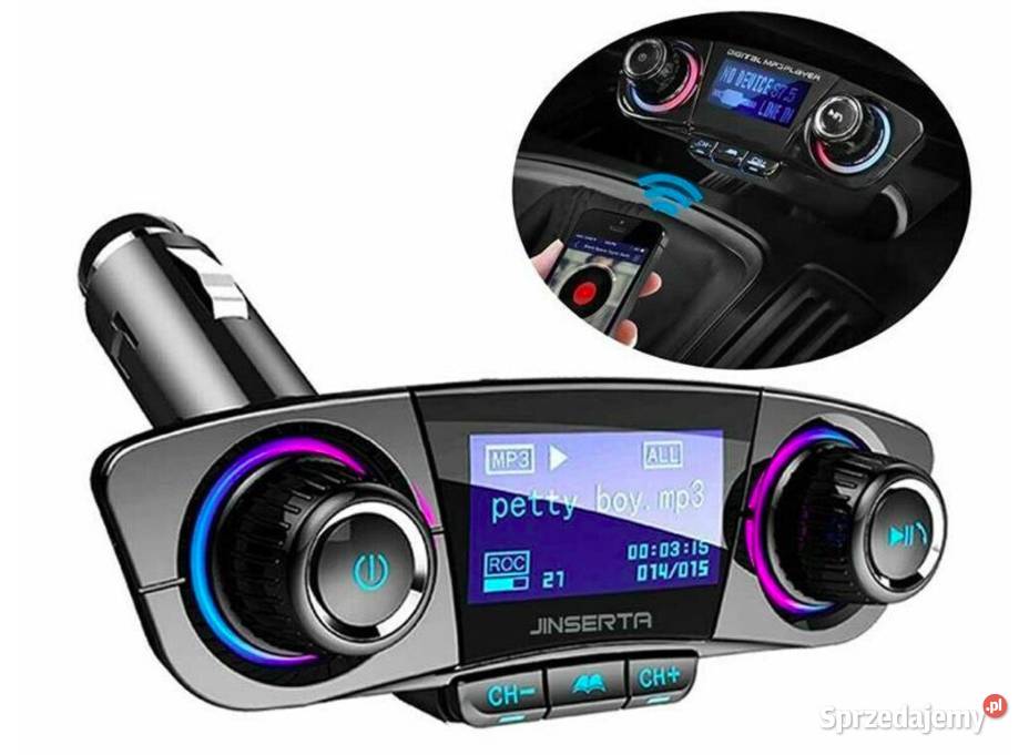 Transmiter FM odtwarzacz USB ładowarka sprzedam
