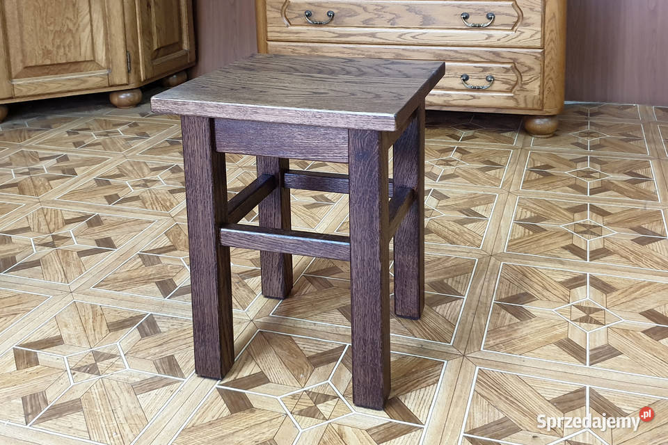 Taboret dębowy kolor do wyboru małopolskie Maków Podhalański