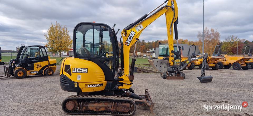 Minikoparka JCB 8026 cts 2018r 3300mtg Ryżki