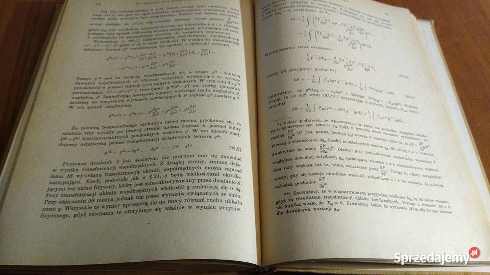 Teoria pola L Landau i E Lifszic fIZYKA Rok wydania 1958 Kultura i Rozrywka pomorskie sprzedam