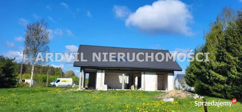 Dom Zagruszany 170m2 do wykończenia