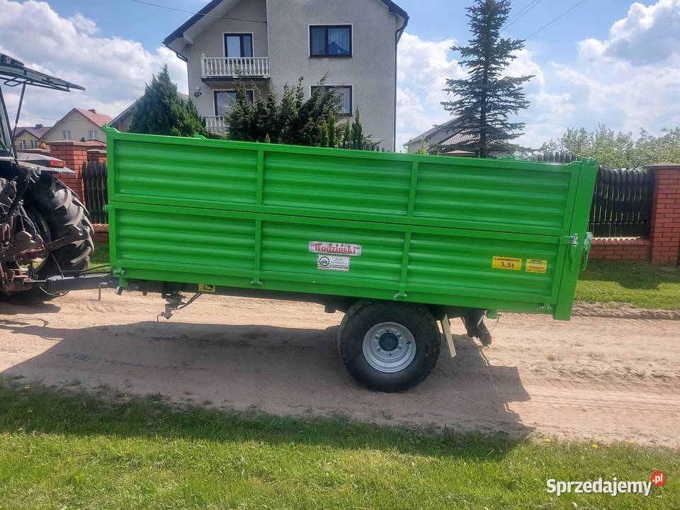 Wywrotka z homologacją 253545t przyczepa Radom