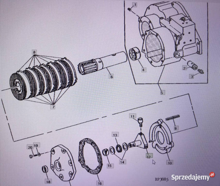 John Deere R72038wałJohn Deere 455547554955 Jastrzębniki sprzedam