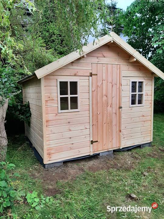 Domek drewniany ogrodowy 3x25 z podłogą PROMOCJA pomorskie Sierakowice