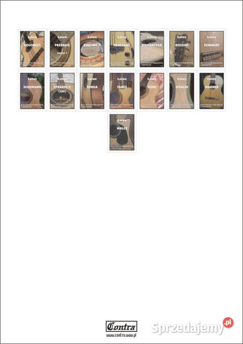 Łatwy Chopin na gitarę nutytabulatury Nieporęt