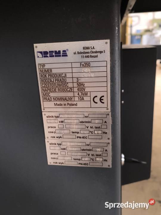 Piła Formatowa Rema FX 350 ideana Nowy Sącz