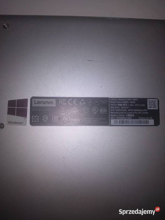 Lenovo 100S Łódź