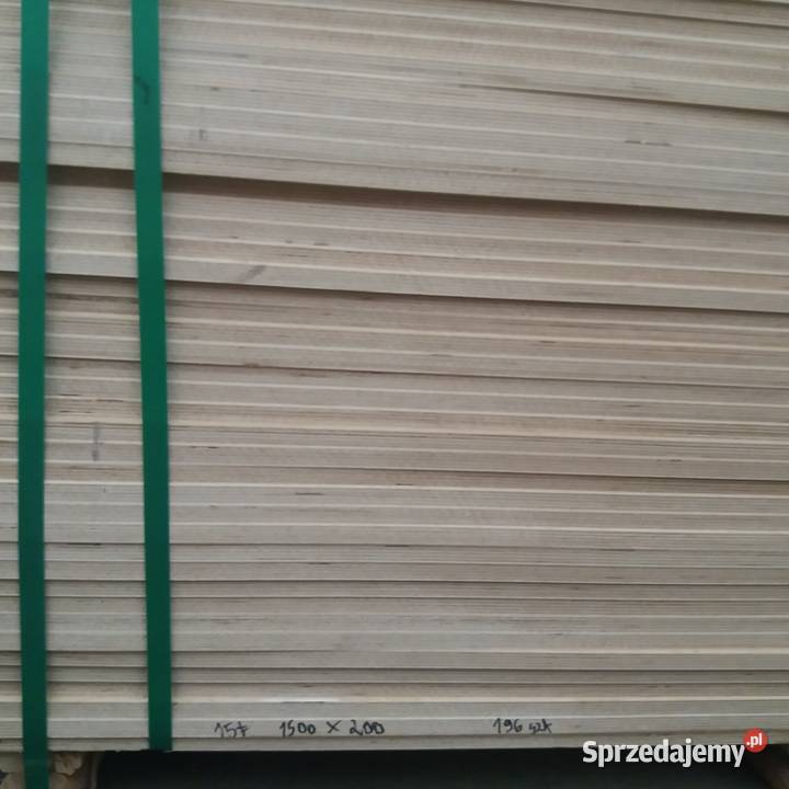 Sklejka odpadowa surowa suchotrwała 1516mm Brzeźno sprzedam