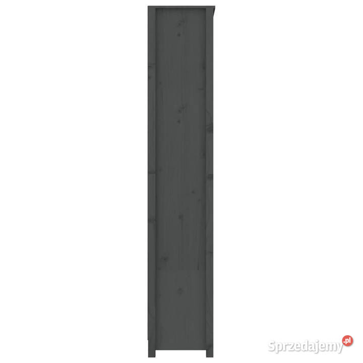 Regał na książki szary 80x35x183 lite drewno Warszawa sprzedam