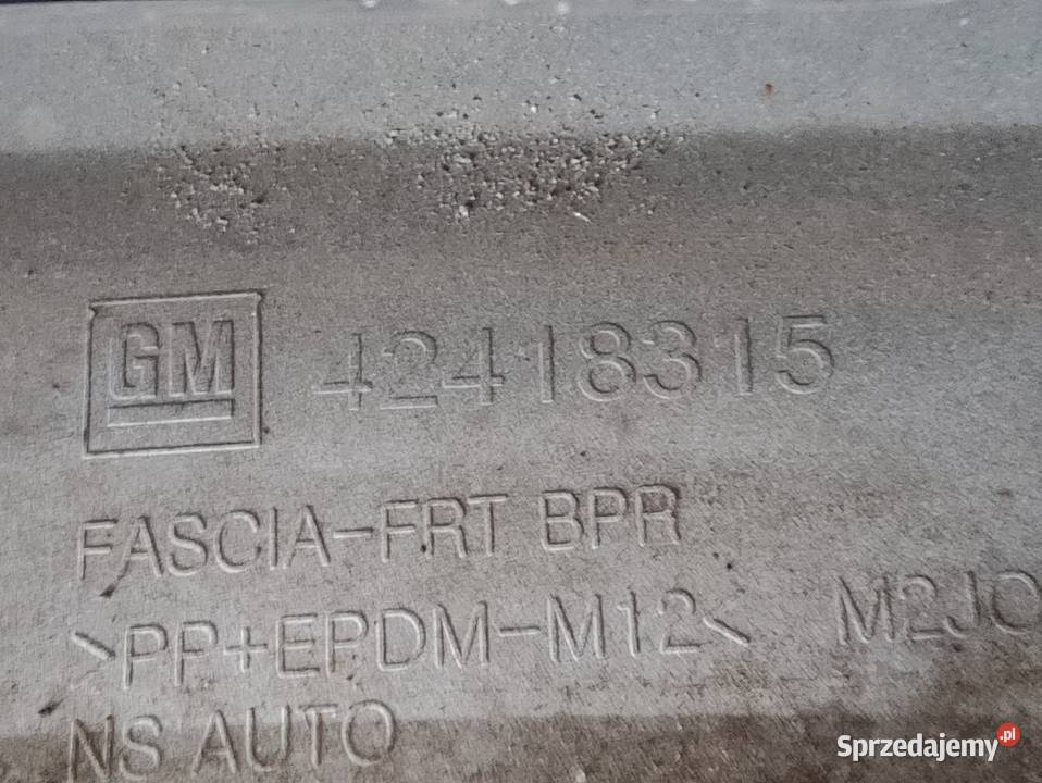Zderzak Przedni Kompletny Opel Karl 42418315 osobowe