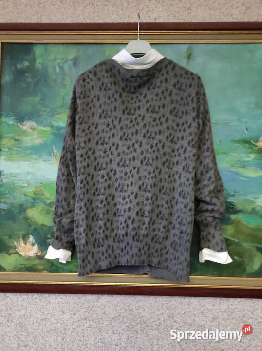 elegancki długi sweter zapinany kardigan Kielce