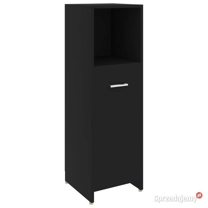 vidaXL Szafka łazienkowa czarna 30x30x95 sprzedam