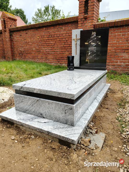 Nagrobek 20 Pojedynczy 190 x 90 Viscount White dolnośląskie Szczytna