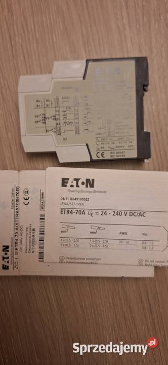 Sprzedam przekaźniki czasowe EATON typ ETR4 podkarpackie Łańcut