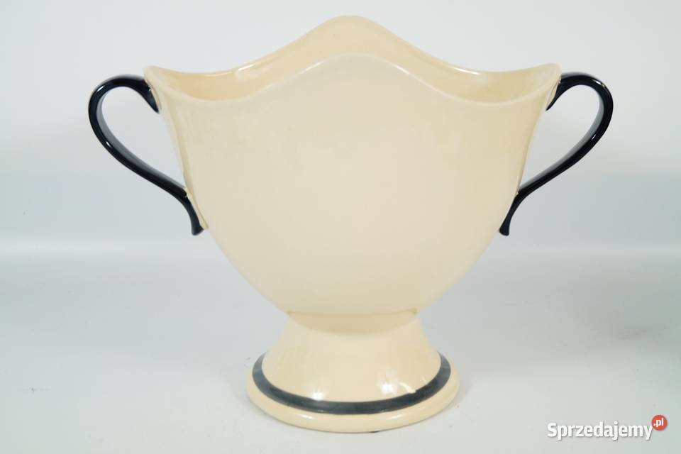 Porcelanowy wazon żardiniera Vallauris 1960 Gizałki sprzedam