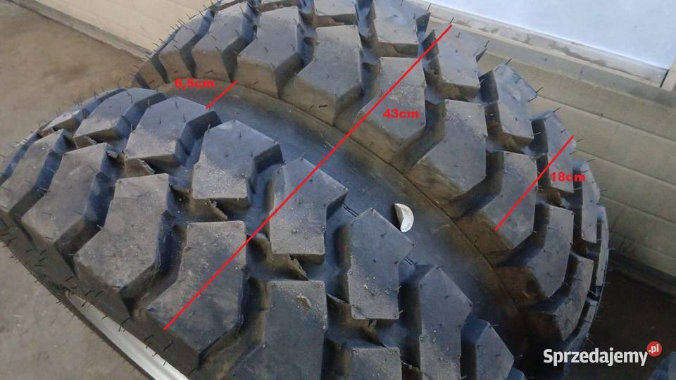 Koło opona bliźniak 75015 Mitas FL08 ładowarka Brodnica