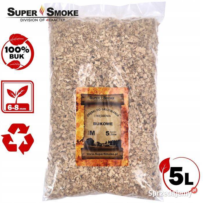 Zrębki Wędzarnicze Super Smoke BUK KL08 68mm Białystok sprzedam