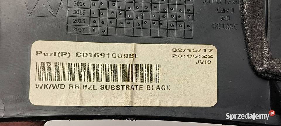 DEKOR LISTWA DODGE DURANGO III C01692009BL Lipno