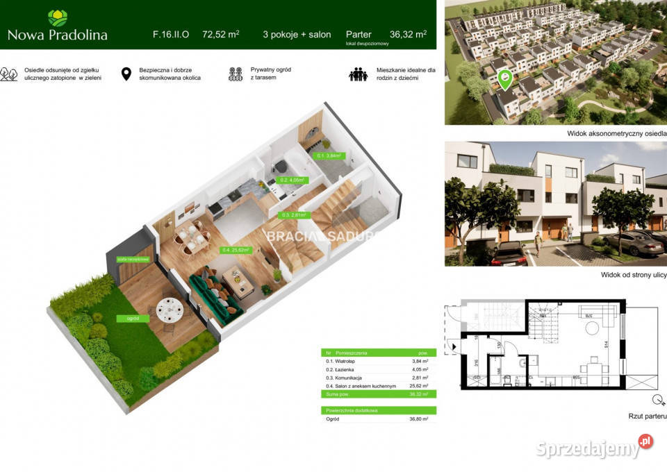 sprzedaży mieszkania 7252m2 4 pokojowe Tarnów małopolskie sprzedam
