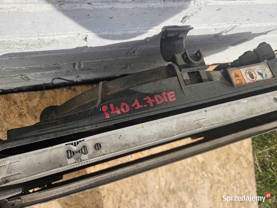 KOMPLET CHLODNIC KLIMA WODA WIATRAK HYUNDAI I40 osobowe sprzedam