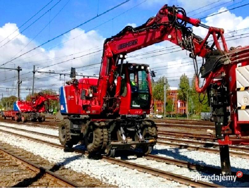 Koparka kolowa kolejowa 2 drogowa ATLAS 1604K MK Koła Warszawa