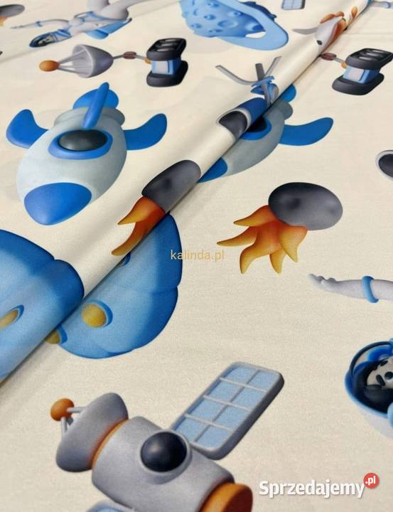 Tkanina tapicerska Bajka 66 Kosmos do pokoju
