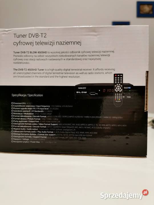 Tuner DVBT2 HEVC Kołobrzeg sprzedam