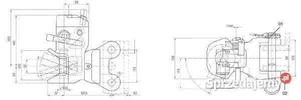 Zaczep transportowy RO865A04320 Kamionna