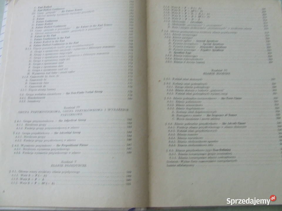 Gramatyka języka angielskiego Tablice język dolnośląskie