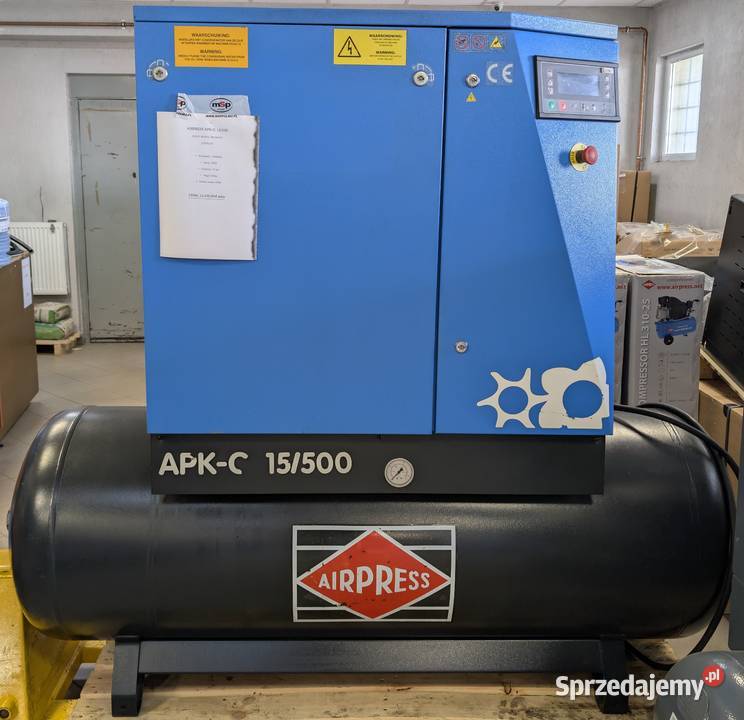 Kompresor śrubowy AIRPRESS APKG 15500 używany Łódź