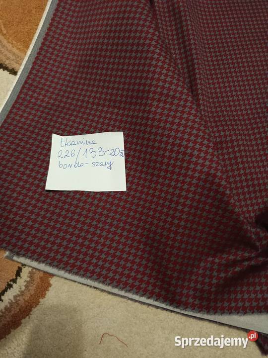 Sprzedam nadmiar różnych tkanin dzianin lubelskie Sętki