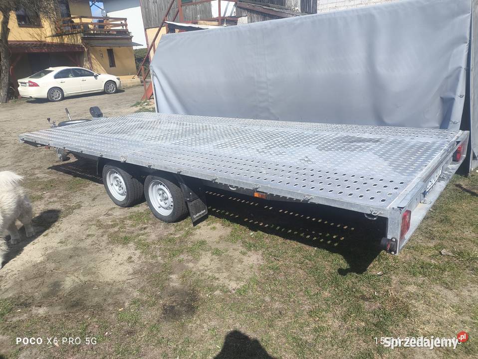 Przyczepa laweta super stan z plandeką lawety Czersk