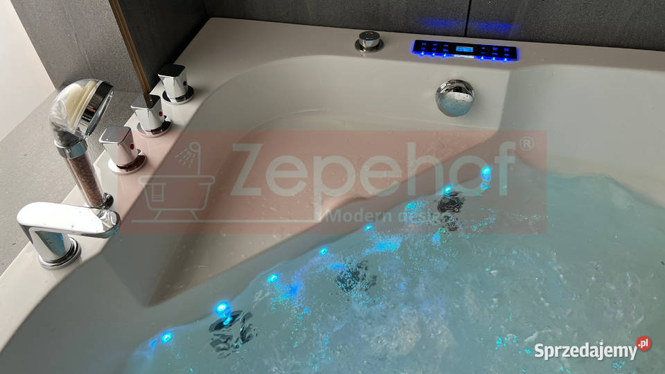 Wanna z hydromasażem C487 narożna 150cmx150cmx58 Grabówka