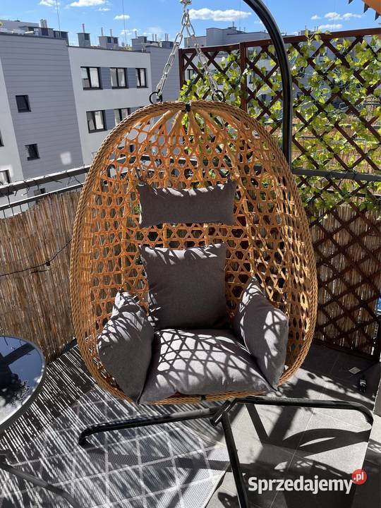 Fotel wiszący wolnostojący kokon Białystok