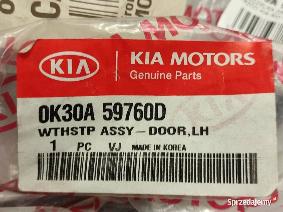 USZCZELKA DRZWI LEWY PRZÓD KIA RIO AT MT lubelskie